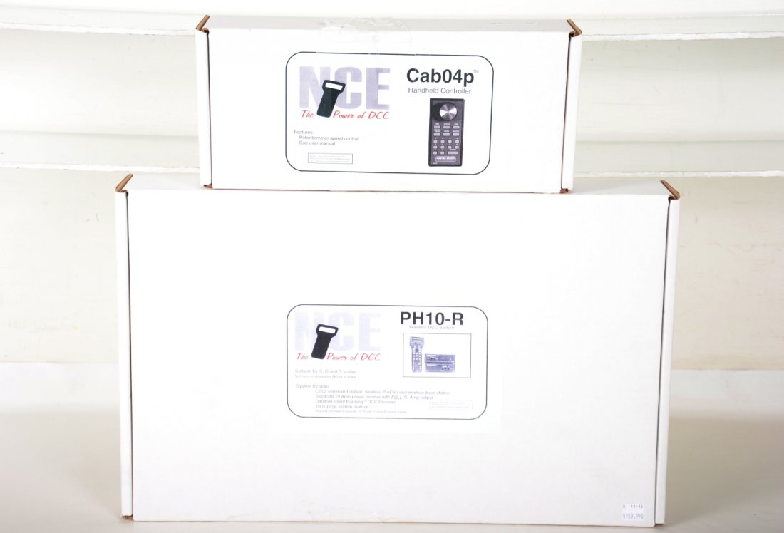 NCE Cab04P & PH10R DCC Controllers (1 of 2)