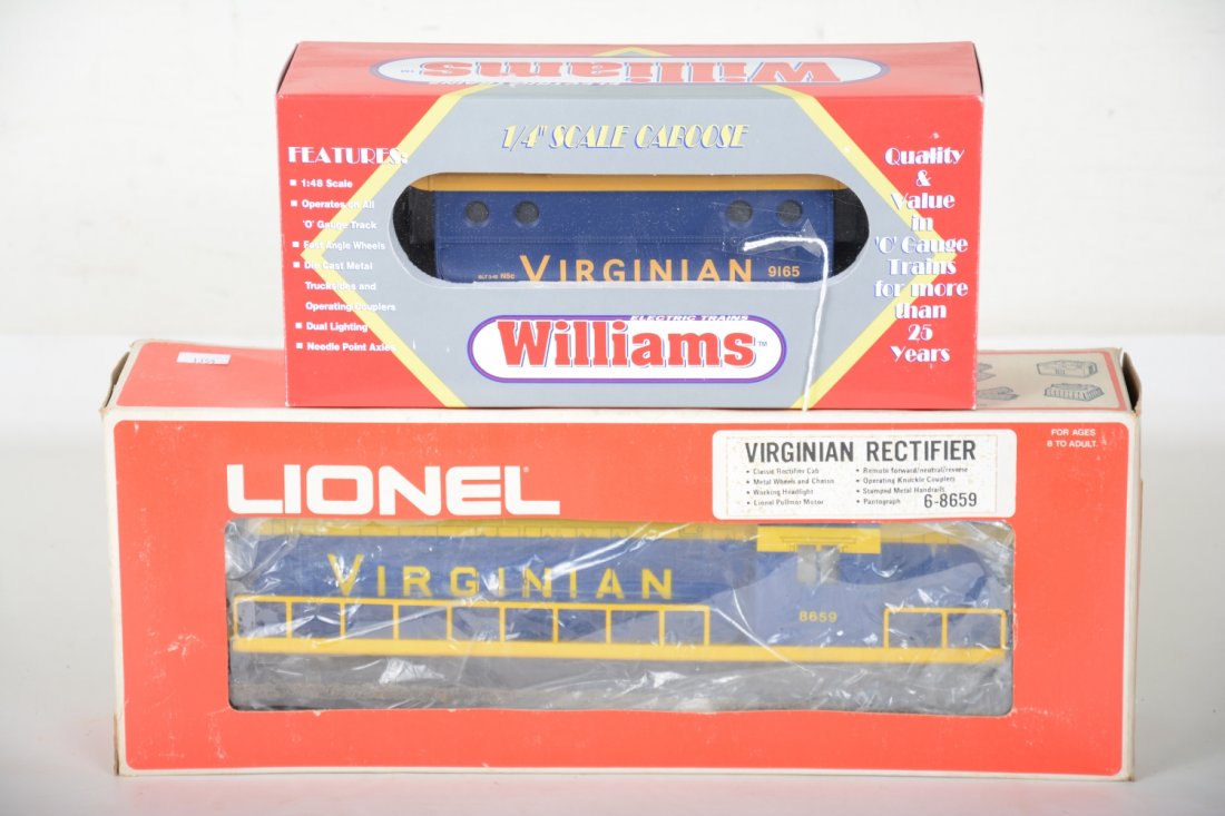 Lionel 8659 Virginian Rectifier, Williams Caboose (1 of 2)