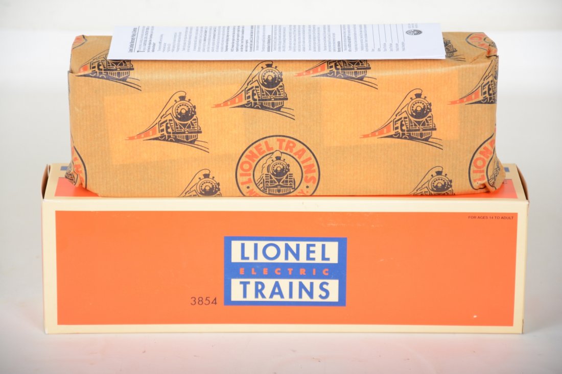 Lionel 27941 #3854 Merchandise Car: Great reissue of this iconic operating car. It is Mint in box, C10