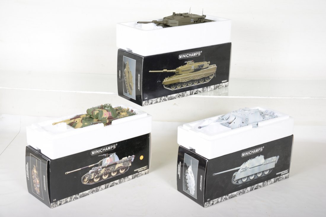 3 Minichamps 1/35 Scale German Tanks (1 of 3)