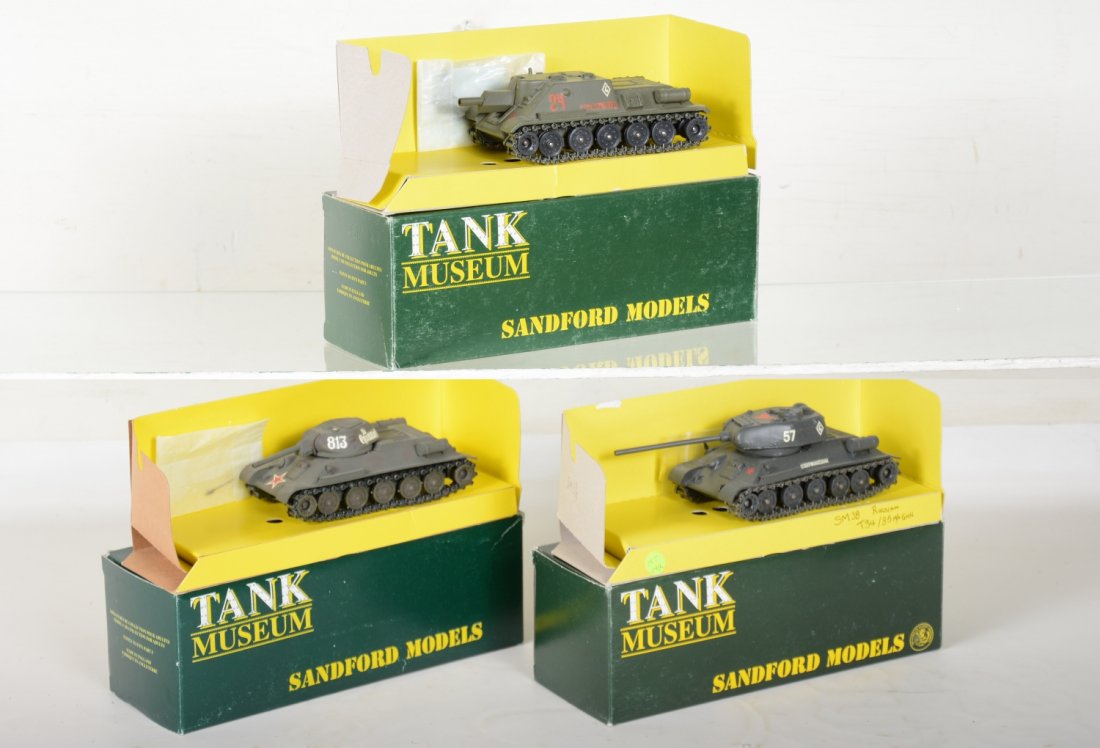 3 Boxed Tank Museum Solido Russian Tank Models (1 of 3)