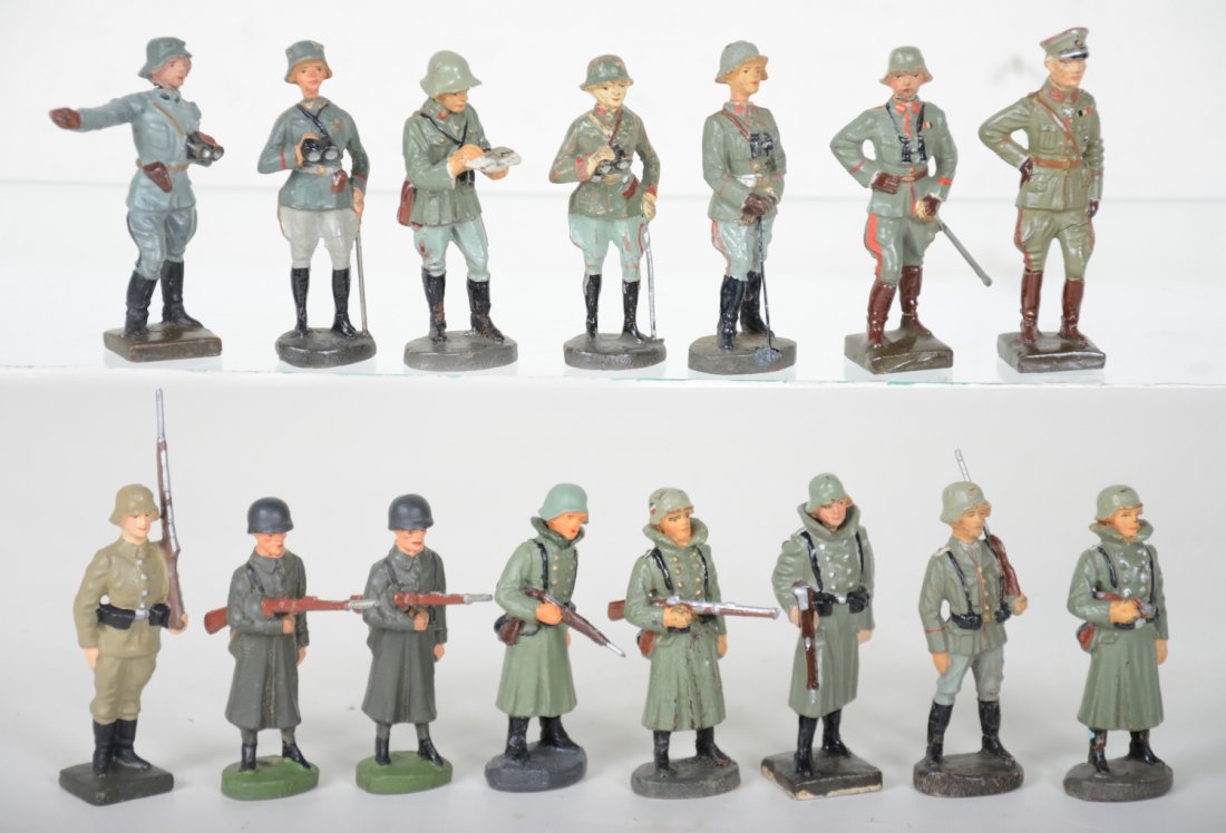 Assorted German Composition Soldiers (1 of 2)