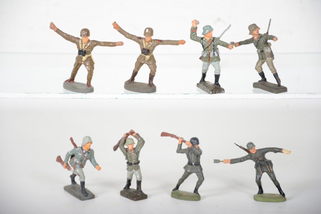 8 German Composition WWII Soldiers (1 of 2)