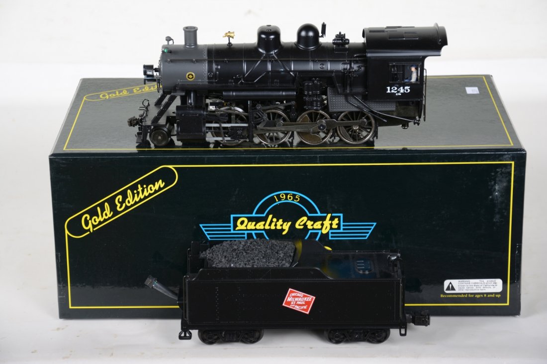 Weaver 1822LP MR Consolidation, TMCC & Sounds: Nice diecast 2-8-0 steam loco & tender, equipped with RailSounds & Command Control. It is new in box, C10
