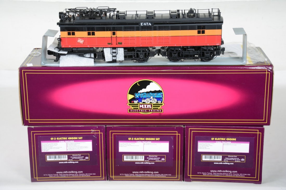 MTH 20-5570A, B, C and -3 MR EF3 4 Unit Set (1 of 3)