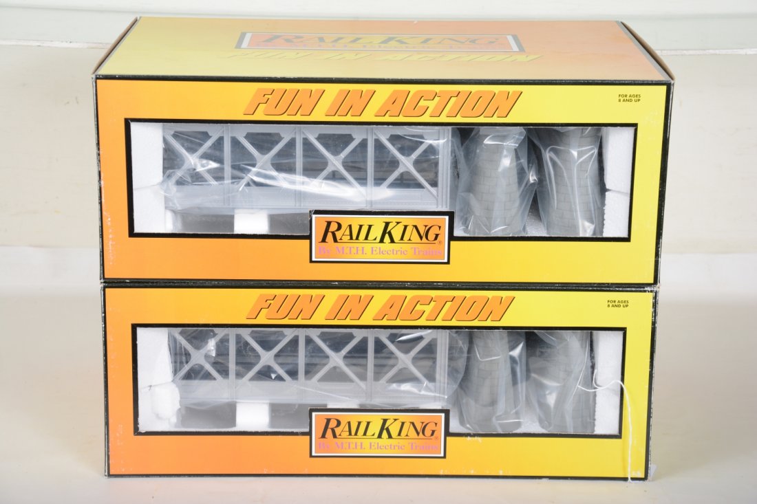 2 MTH RailKing 40-1063 2-Track Girder Bridges (1 of 2)