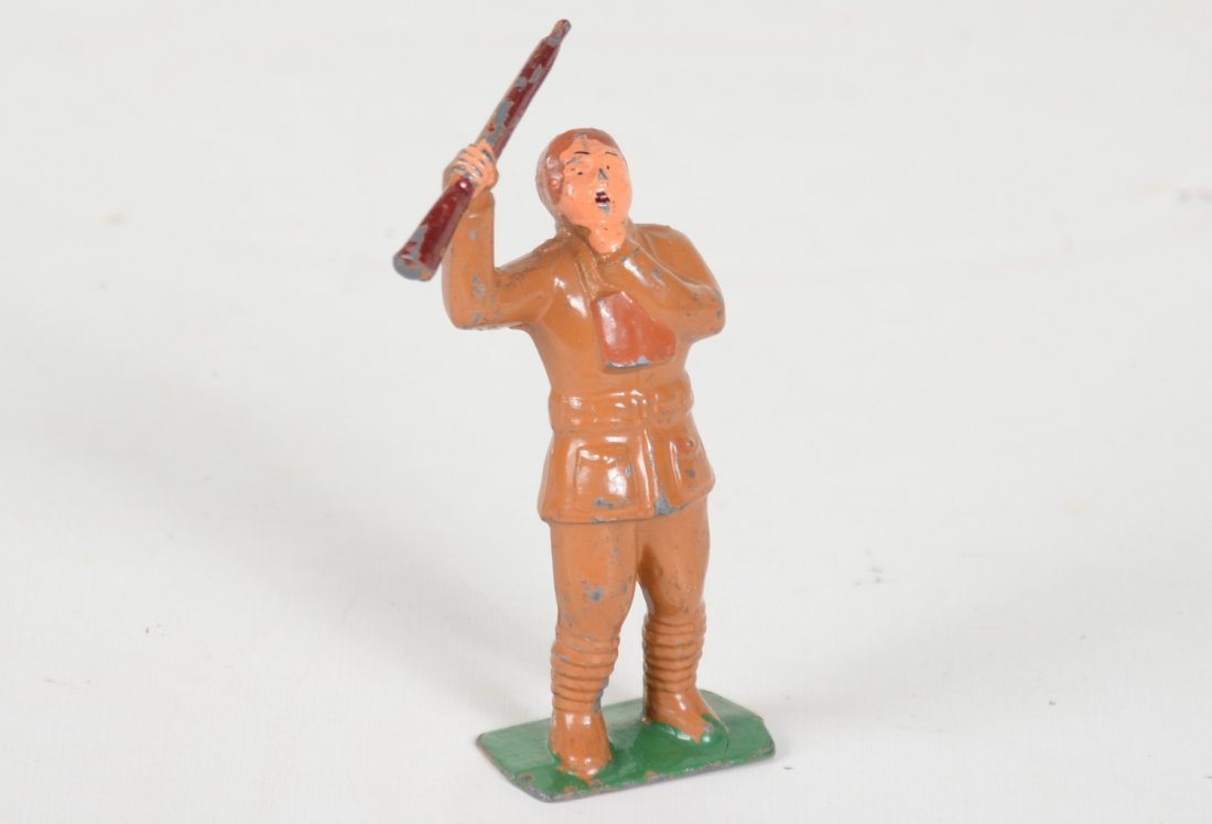 Scarce American Metal Toy Dimestore Gassed Soldier (1 of 2)