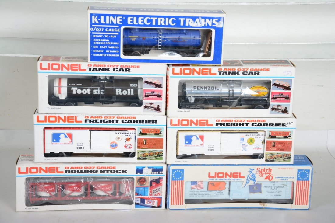 O Ga. Lionel & K-Line Freight Cars (1 of 2)