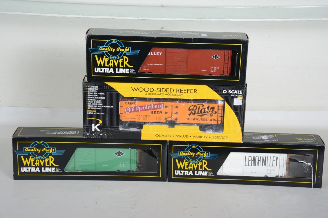 O Ga. Weaver & K-Line Freight Cars (1 of 2)