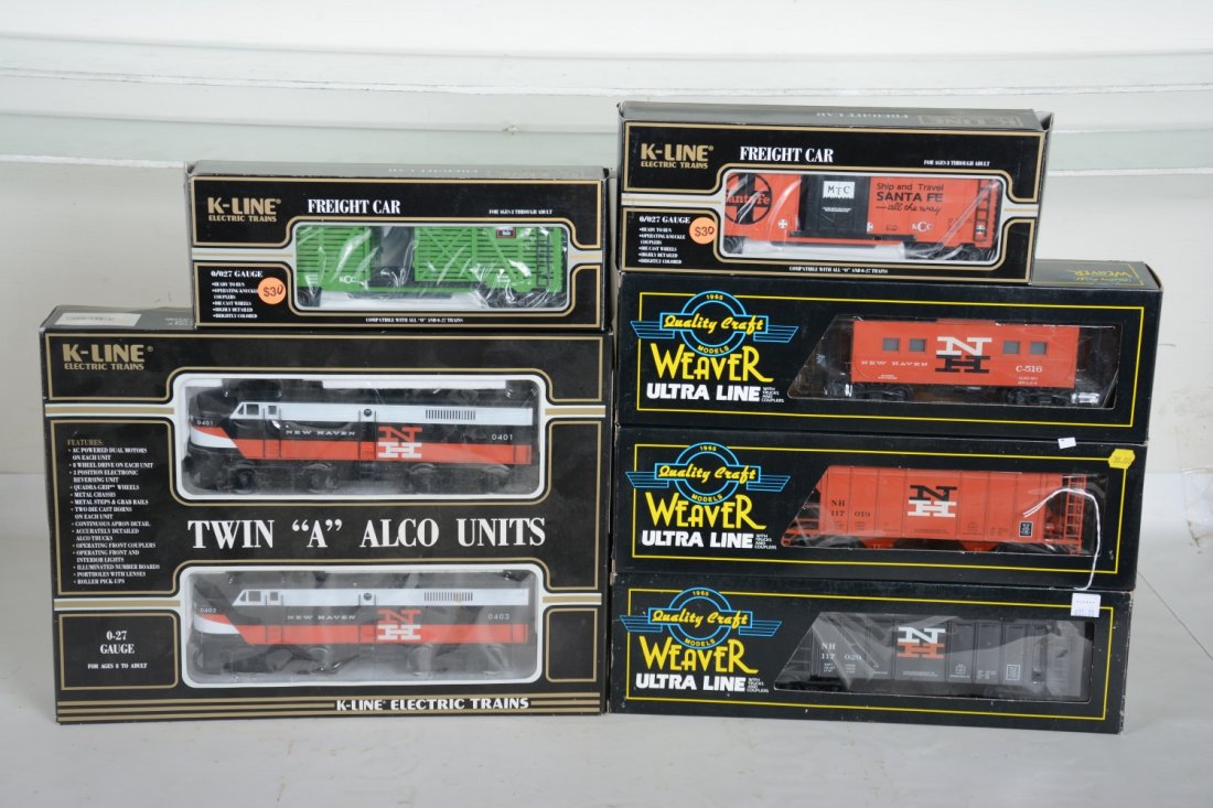 O Ga. K-Line & Weaver NH Diesel Freight Set (1 of 2)