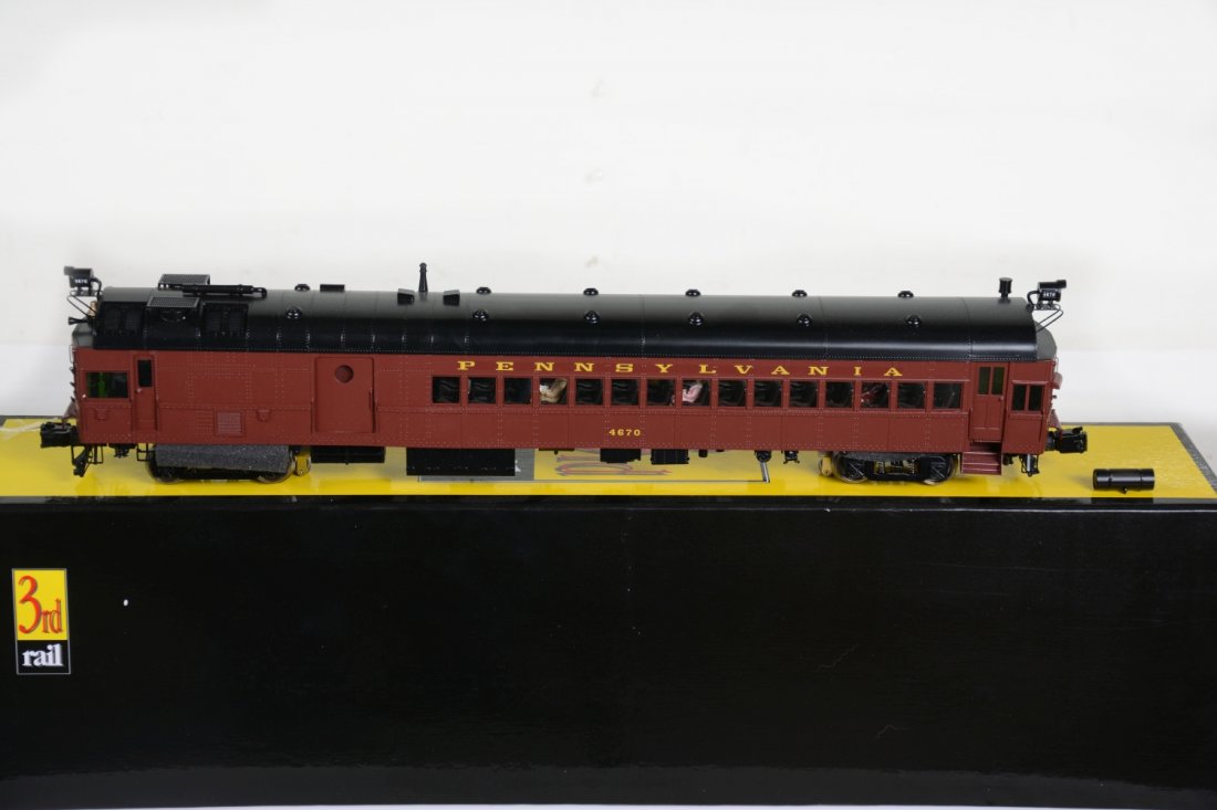 O Ga. 3rd Rail Sunset Brass PRR Gas Electric (1 of 3)