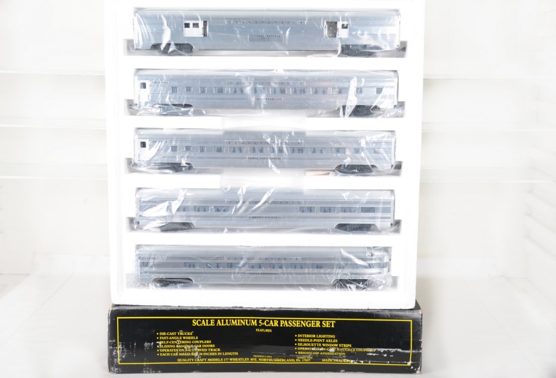 O Ga. Weaver Scale Aluminum PRR Passenger Cars (1 of 2)