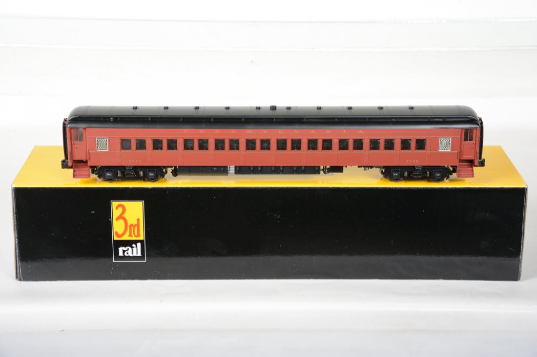 O Ga. 3rd Rail Sunset Brass PRR P70 Coach (1 of 3)