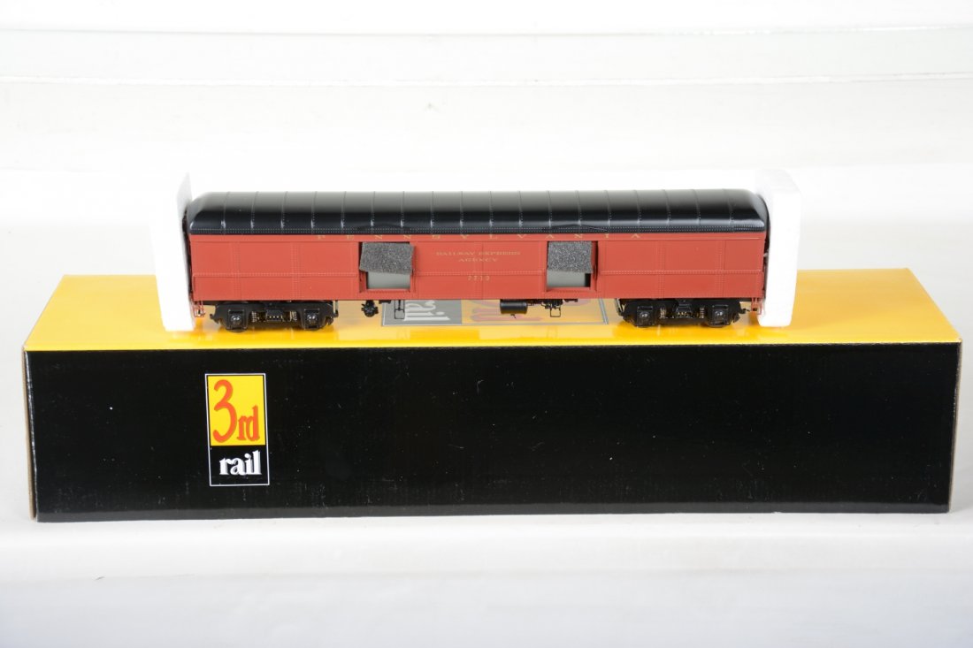 O Ga. 3rd Rail Sunset Brass PRR B60B Baggage (1 of 3)