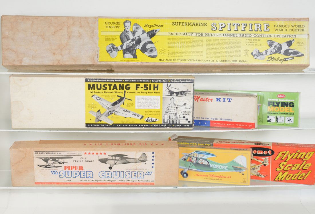 Vintage Wooden Model Airplane Kits (1 of 2)