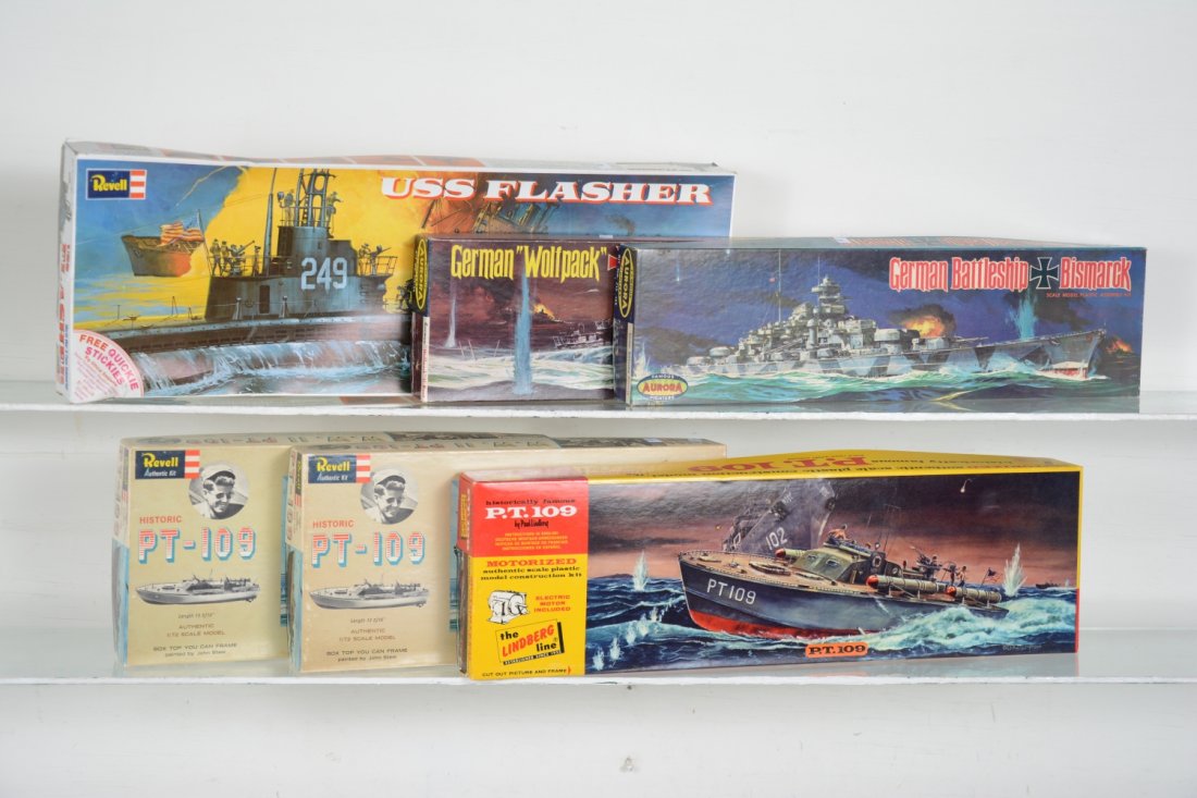 Vintage Military Model Boat Kits (1 of 2)