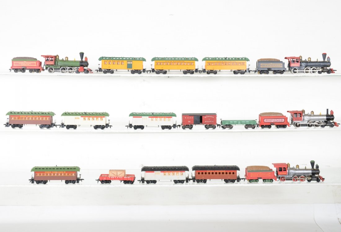 4 19th Century Style HO Train Sets (1 of 1)