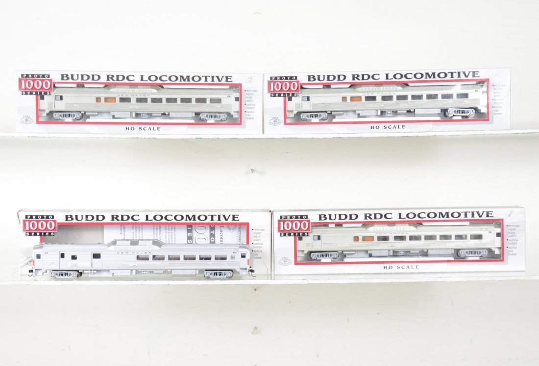 4pc Proto 1000 HO NH Budd Car Set (1 of 2)