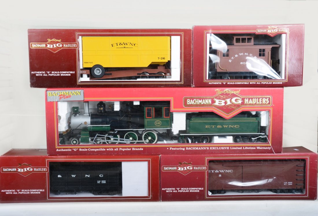 Boxed Bachmann ET & WNC Steam Freight Set (1 of 2)