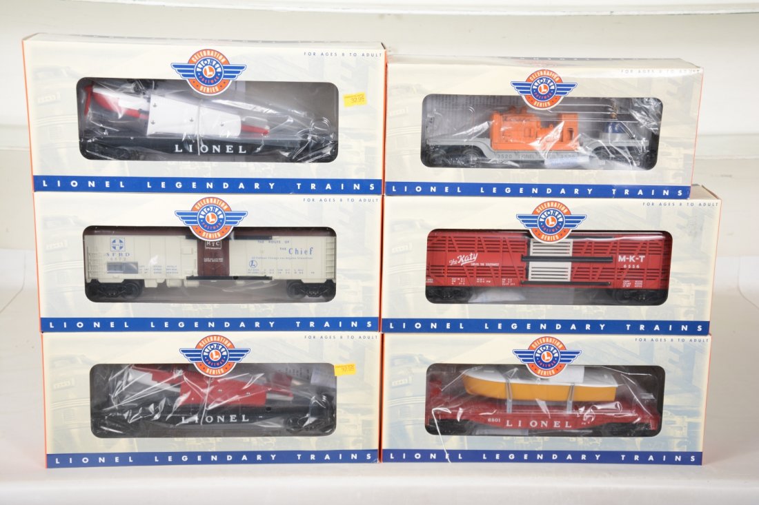 6 Lionel Celebration Series Cars (1 of 2)