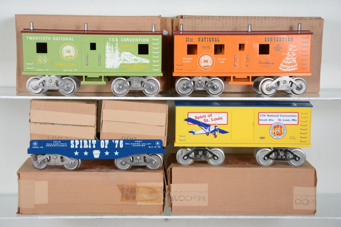 4 Boxed Mc Coy TCA Freight Cars (1 of 4)