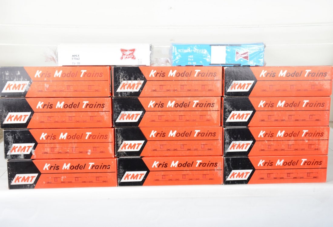 12 Boxed KMT Freight Cars (1 of 2)