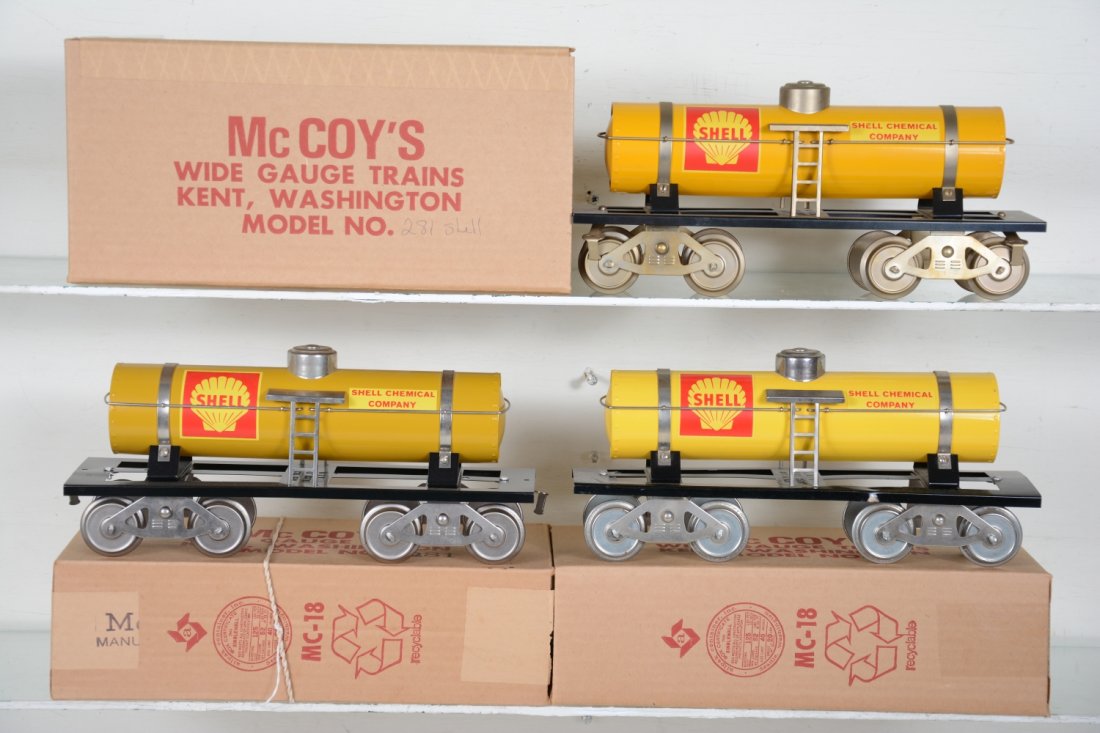3 Variations Mc Coy 281 Shell Tank Car (1 of 4)