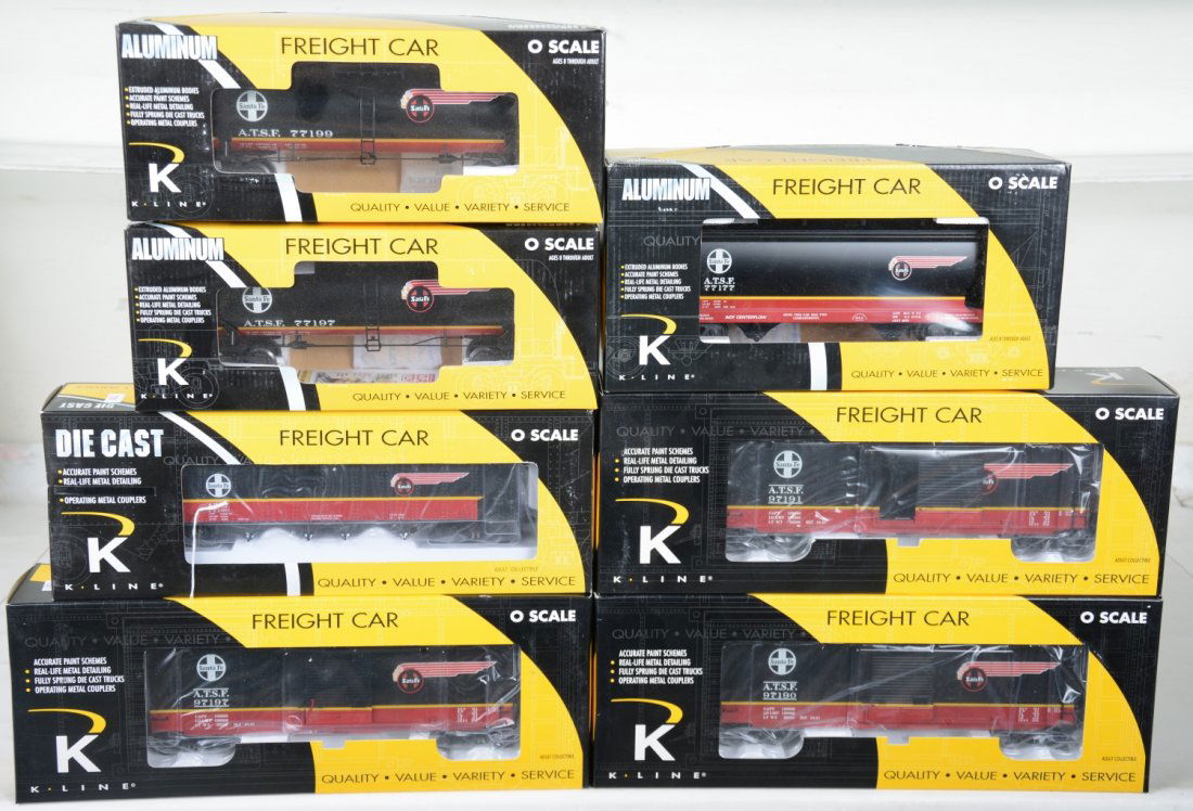 7 K-Line SF Freight Cars (1 of 2)