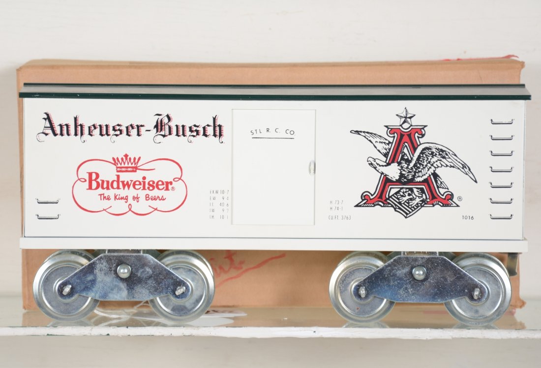 Scarce Mc Coy White Budweiser Boxcar (1 of 4)