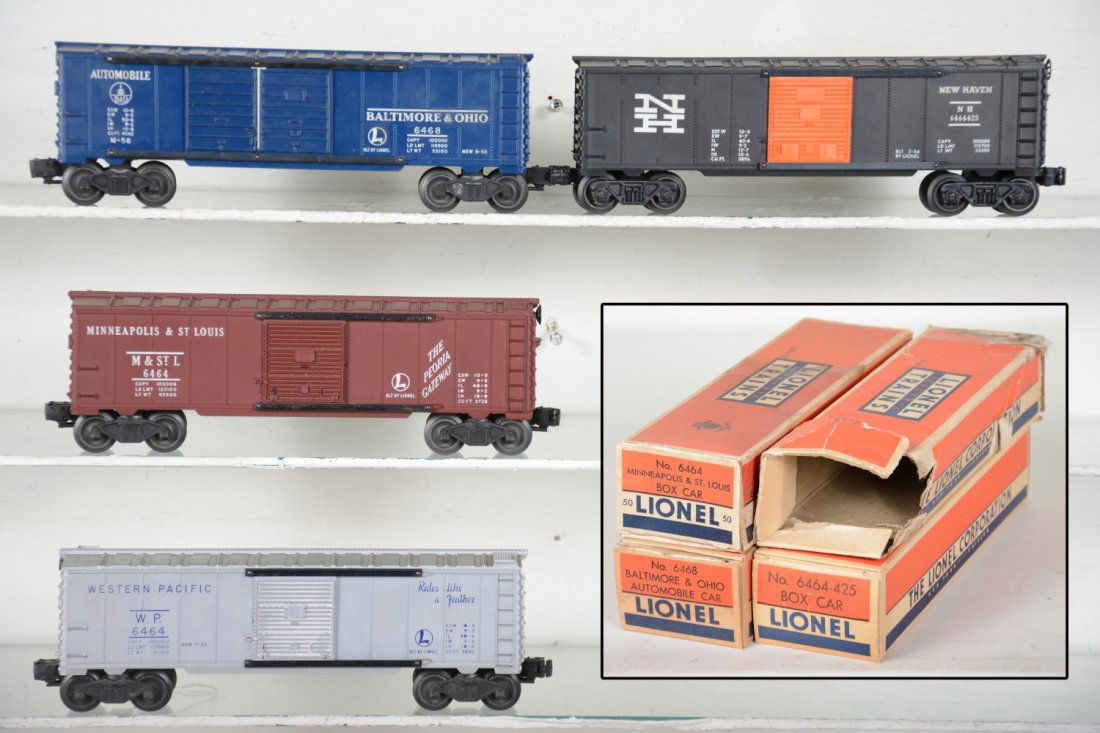 Boxed Lionel 6464 Style Boxcars (1 of 6)
