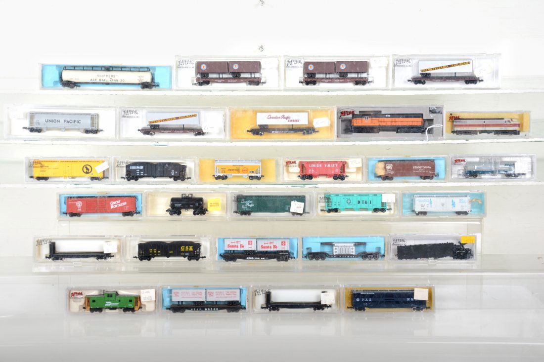 Boxed Atlas N Gauge Trains (1 of 1)