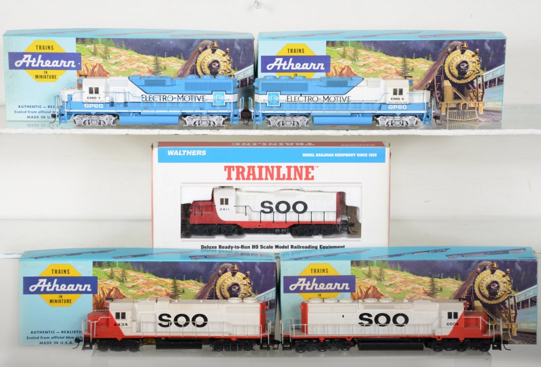 HO GA Boxed Diesel Locomotives (1 of 4)
