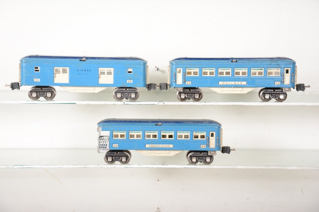 Lionel Blue Comet Passenger Cars (1 of 4)