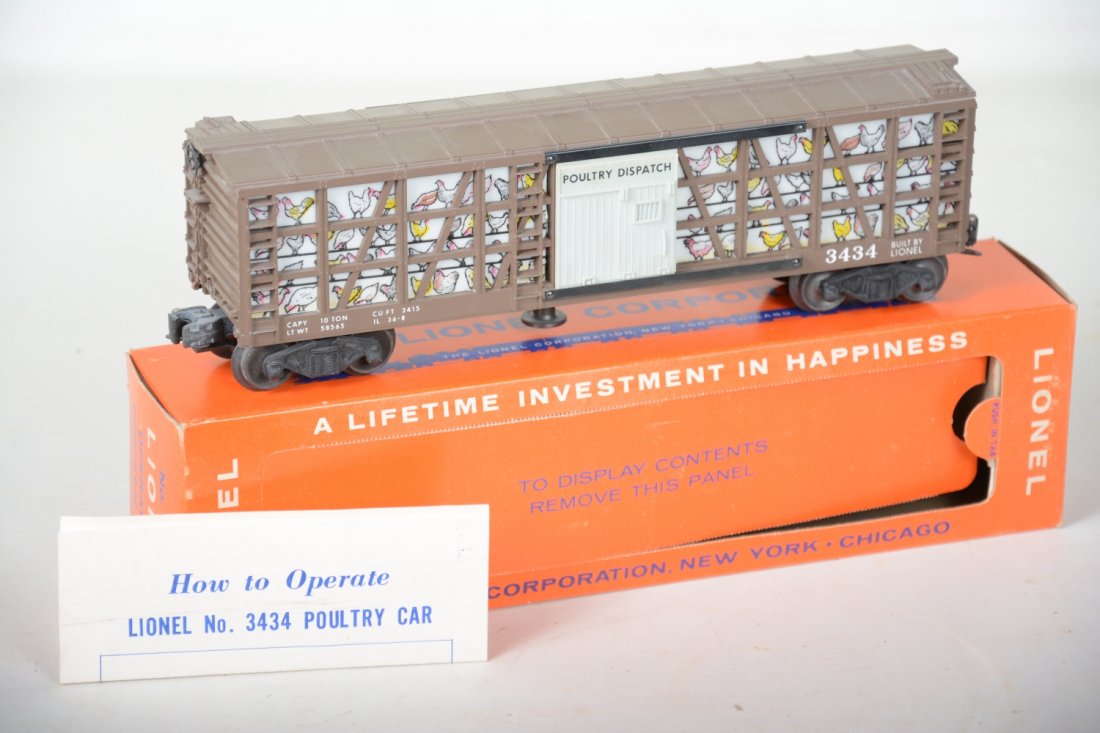 LN Boxed Lionel 3434 Operating Poultry Car (1 of 4)