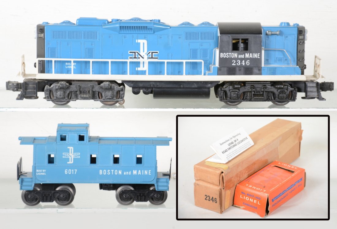 Nice Boxed Lionel 2346 B&M GP9 & Caboose (1 of 6)