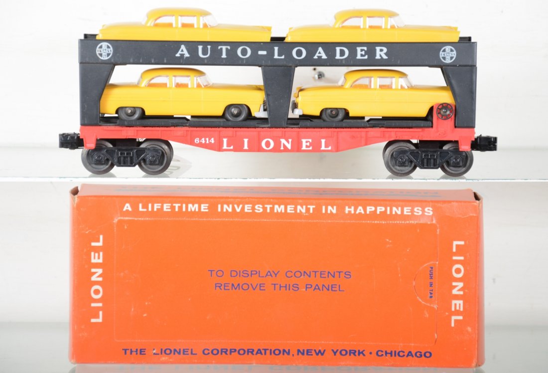 Tough Boxed Lionel 6414 Auto-Loader Dark Yellow (1 of 6)