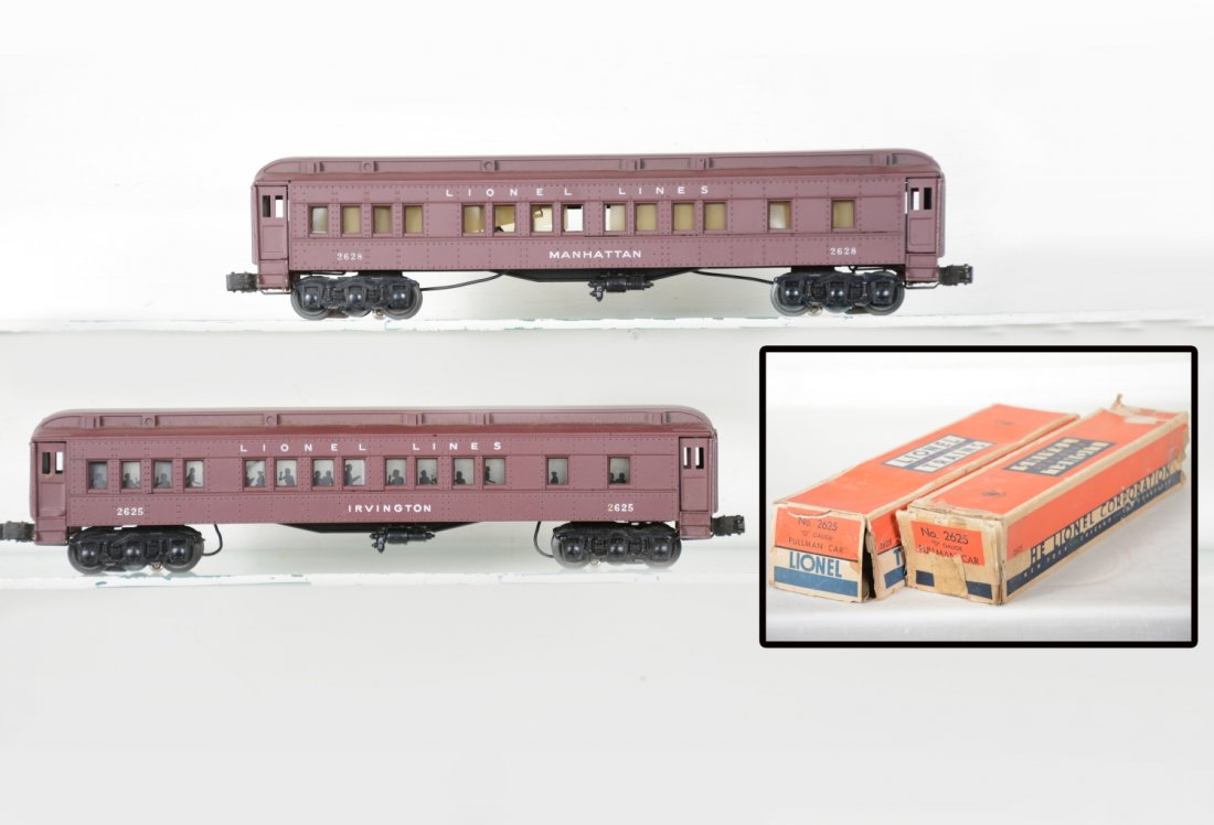 Lionel 2625 & 2628 Madison Cars, 2 Boxes (1 of 6)