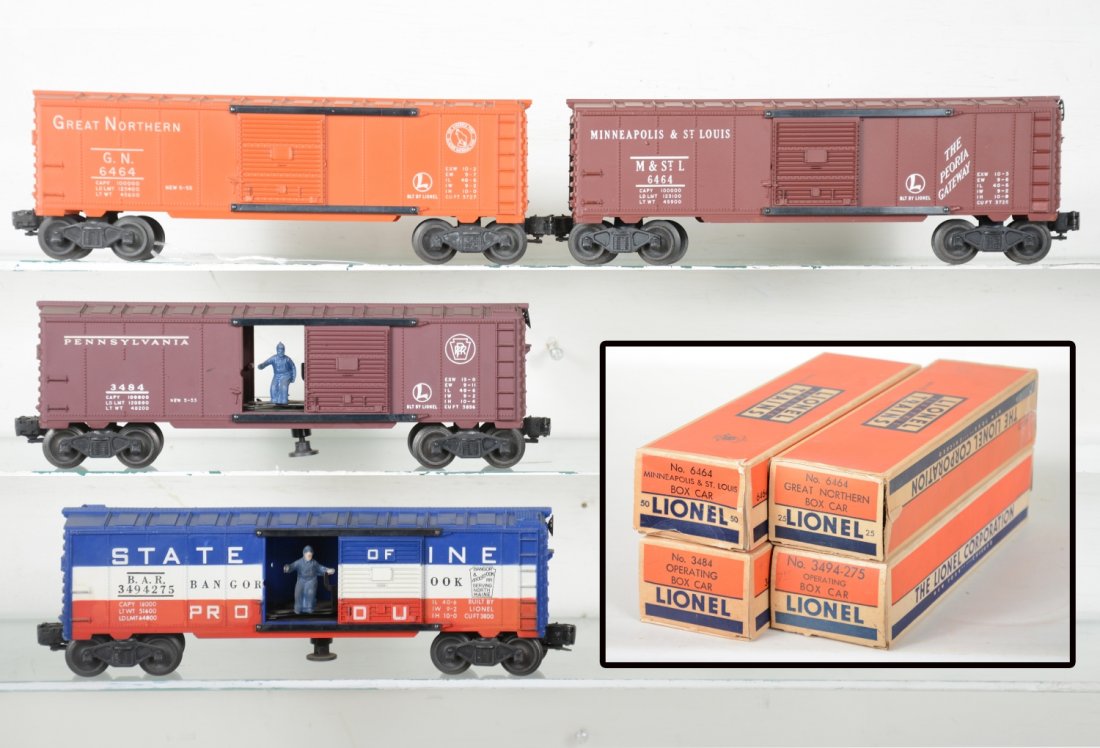 Boxed Lionel 6464 Style Boxcars (1 of 6)