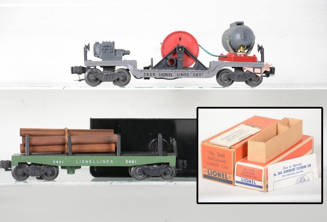 LN Boxed Lionel 3650 & 3651-25 Freight Cars (1 of 4)