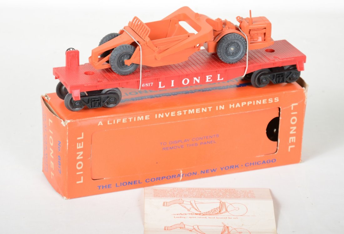 Mint Boxed Lionel 6817 Flat with Scraper (1 of 4)