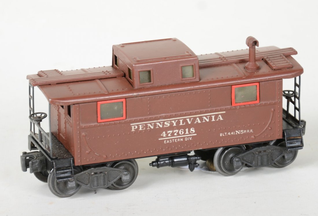 Scarce Lionel Brown 2457 PRR Caboose (1 of 4)