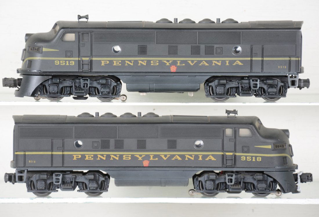 Custom Painted PRR F3 AA Diesels (1 of 5)