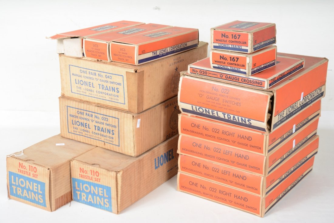 Boxed Lionel Track & Accessory Lot (1 of 2)