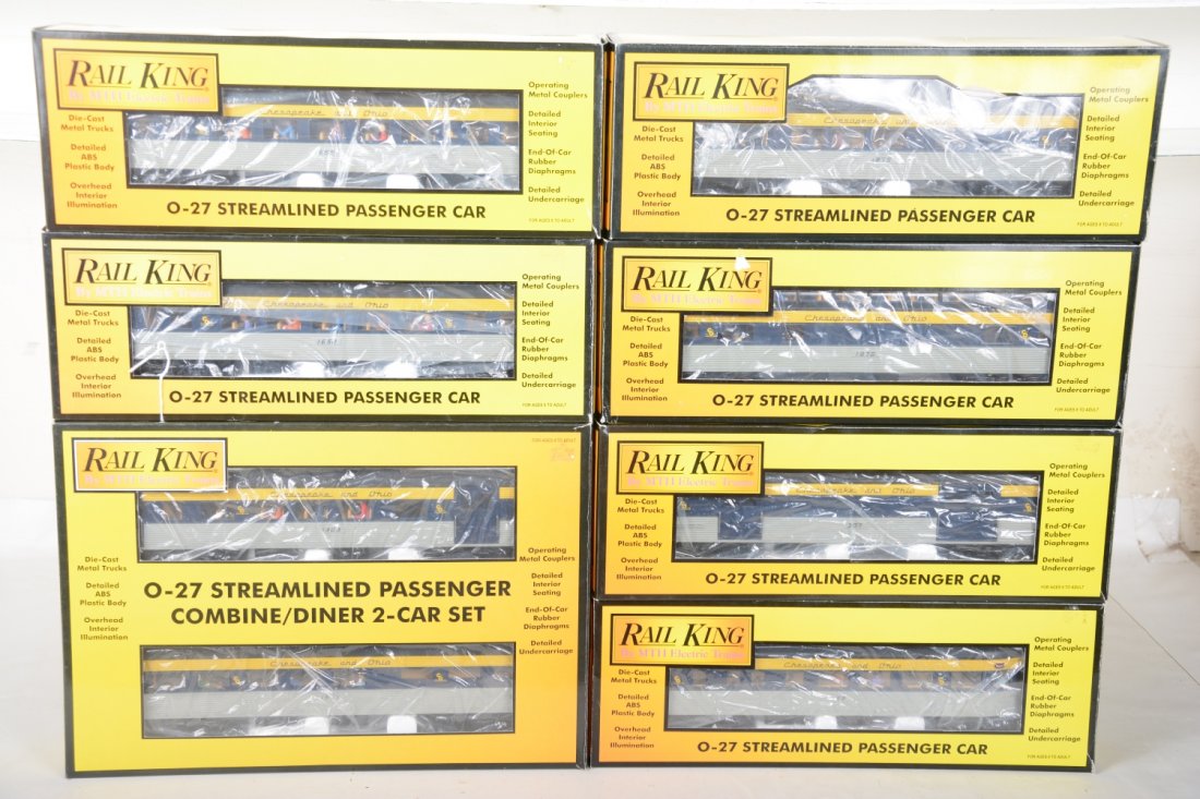 MTH RailKing C&O Streamline Cars (1 of 2)