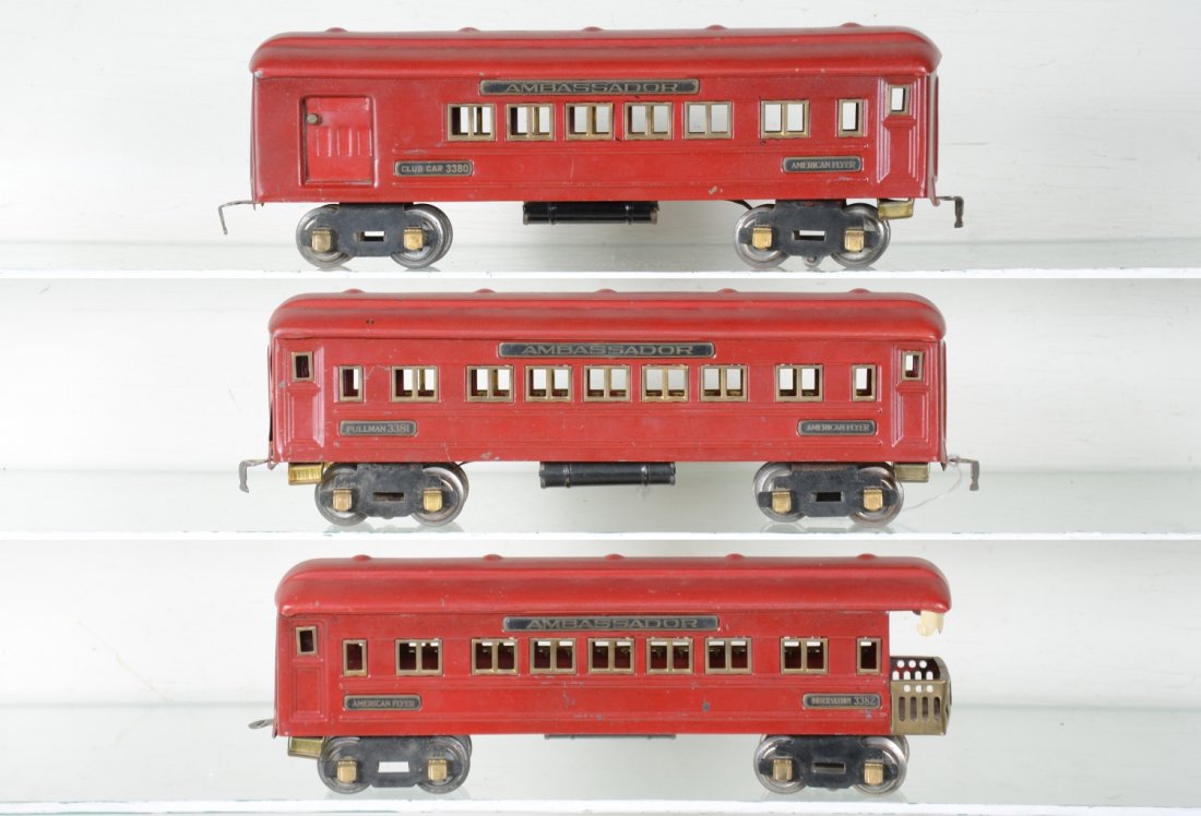 Scarce American Flyer Ambassador Cars (1 of 4)