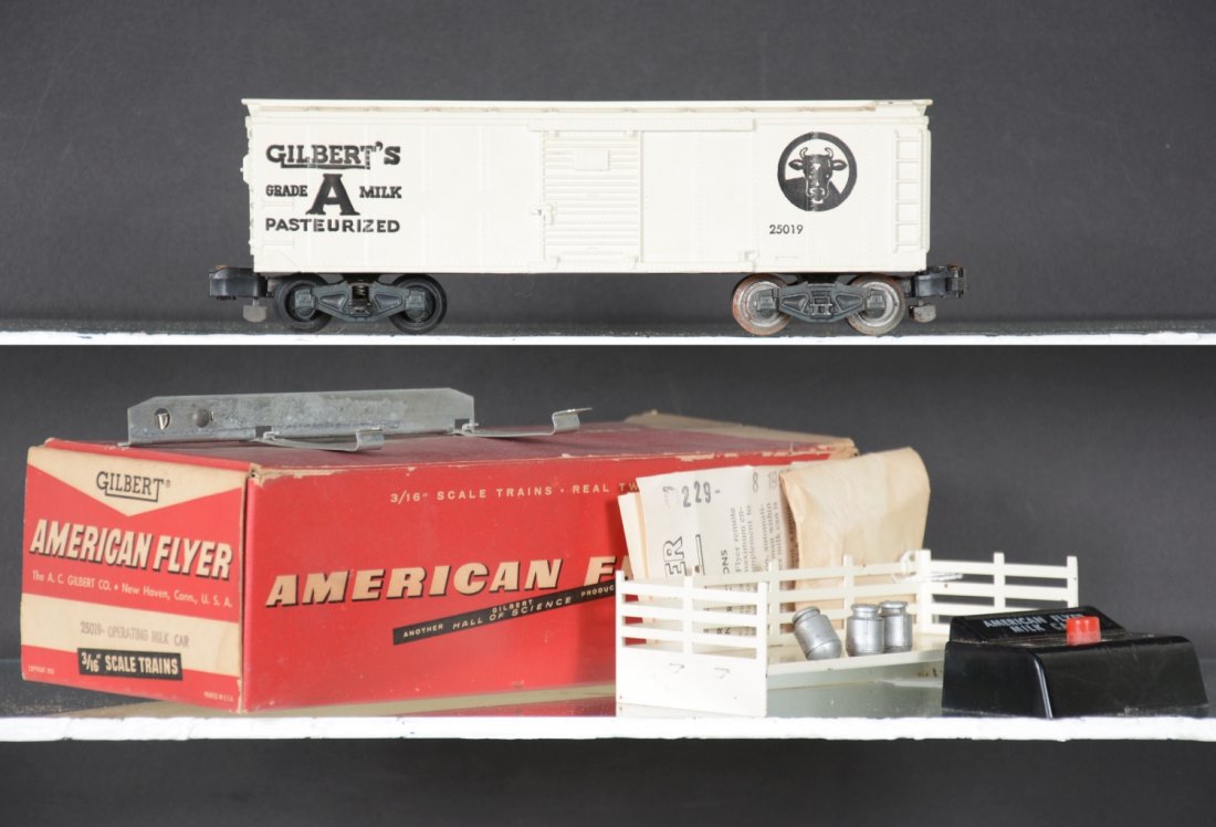 Boxed American Flyer 25019 Milk Car Set (1 of 4)