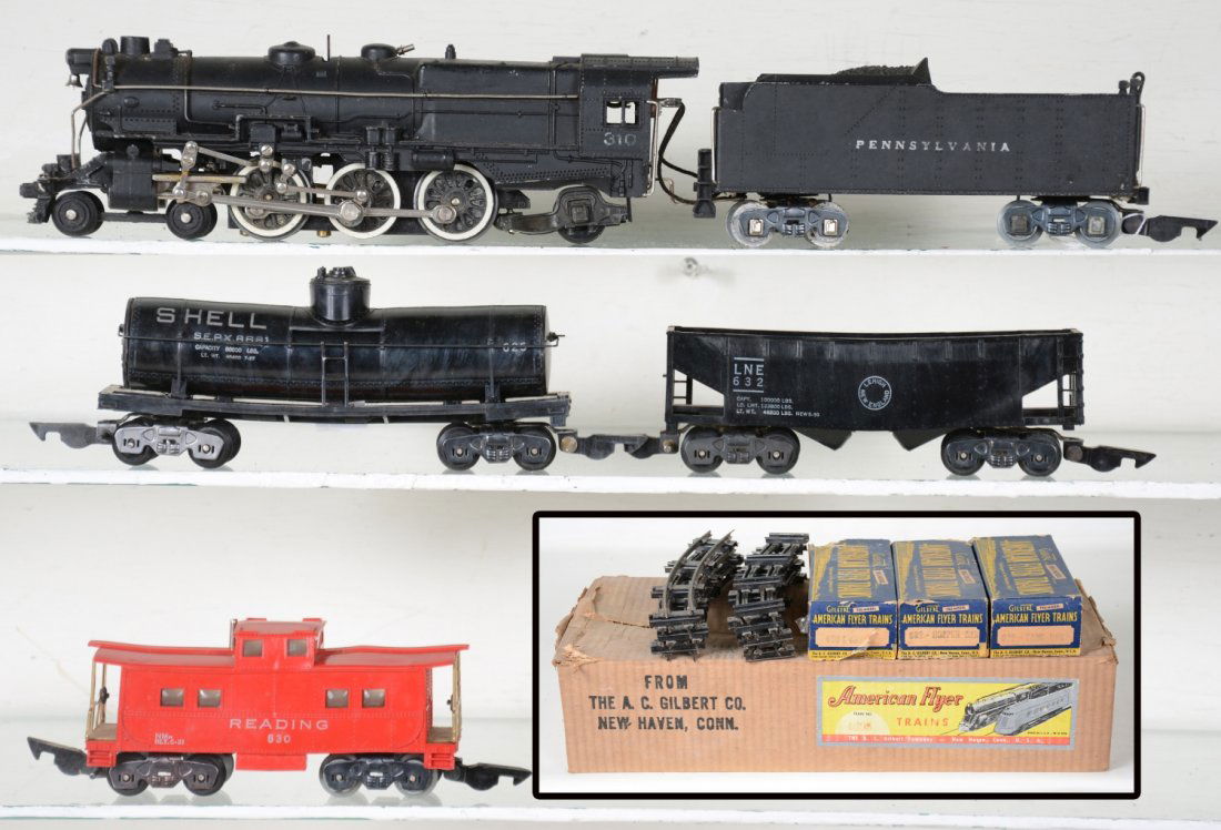 Boxed 1946 American Flyer Set 4605 (1 of 7)