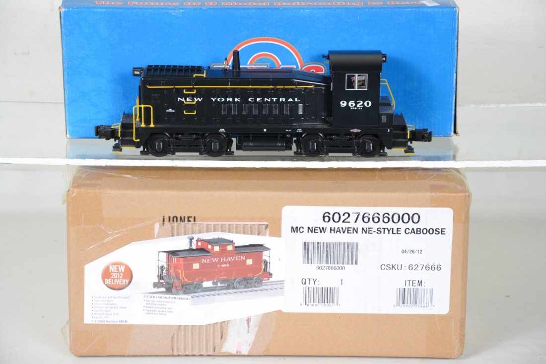 Atlas NYC Diesel, Lionel NH Caboose (1 of 3)