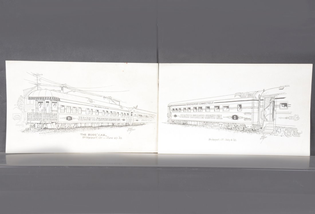 Original Ray Dirgo Pen & Ink Circus Art (1 of 4)