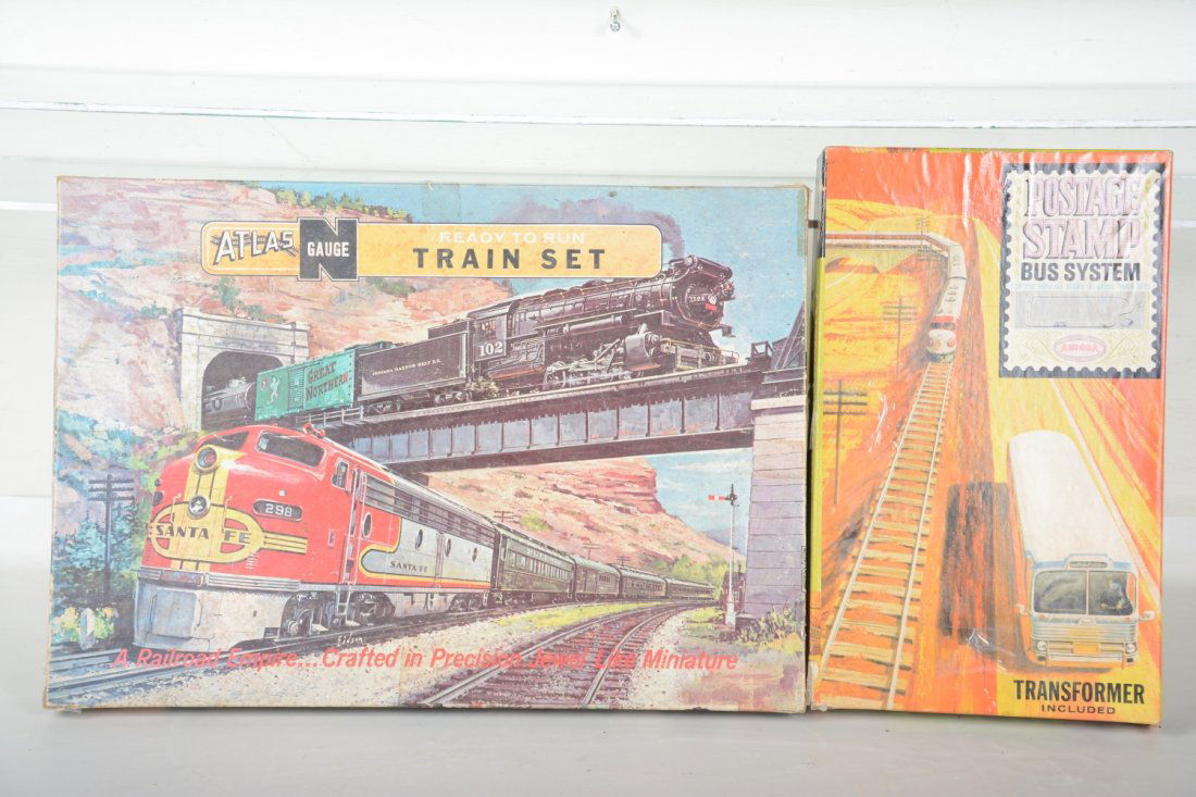 Atlas N Ga Trains, Aurora Slot Car Sets (1 of 3)